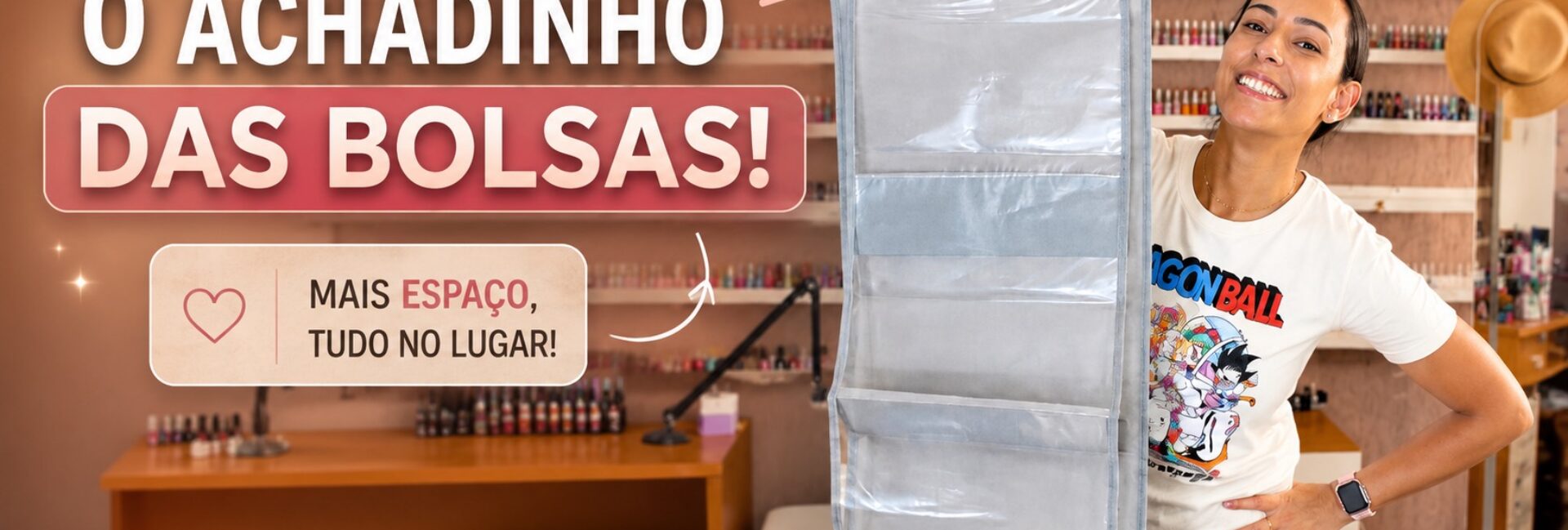 Cabideiro organizador de bolsas: uma solução simples para deixar o guarda-roupa em ordem