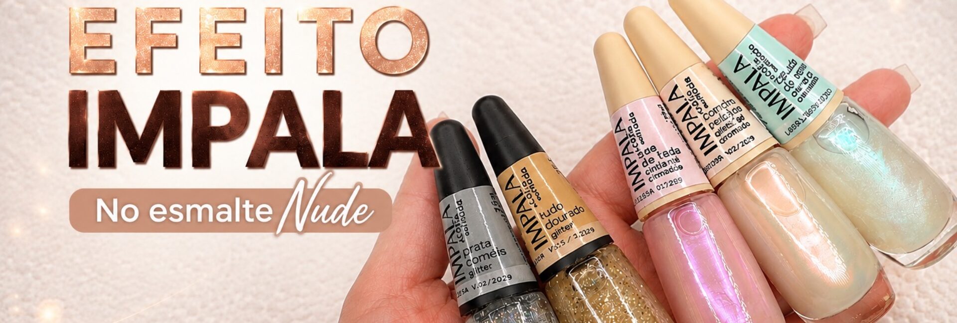 Efeitos da Impala no esmalte nude: teste com a linha A Cor da Moda