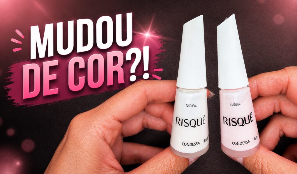 Esmalte que muda de cor: o caso do Risqué Condessa