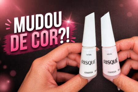 Esmalte que muda de cor: o caso do Risqué Condessa