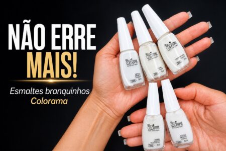 Esmaltes branquinhos da Colorama: como escolher o tom ideal