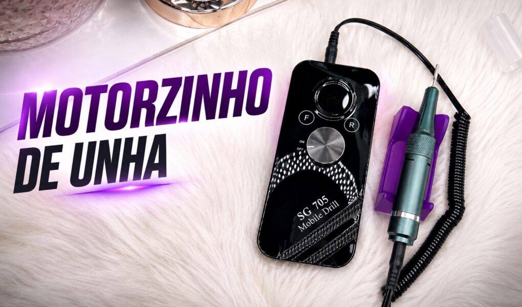 Motorzinho de unha recarregável: uma opção leve, potente e silenciosa