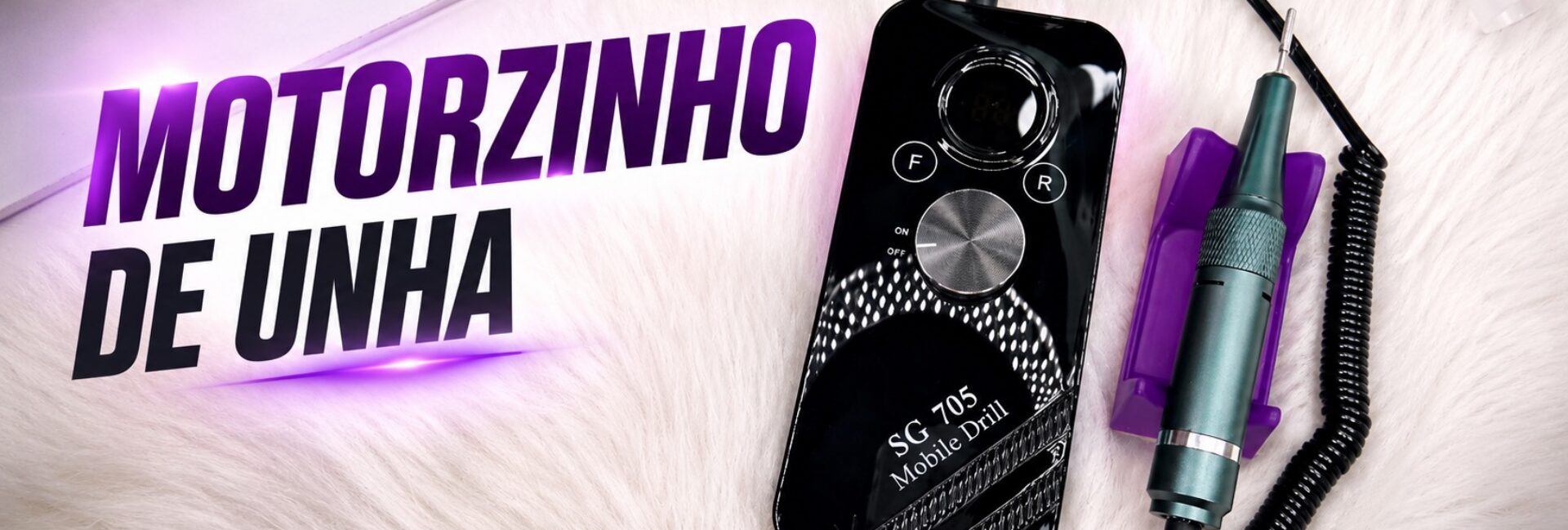 Motorzinho de unha recarregável: uma opção leve, potente e silenciosa