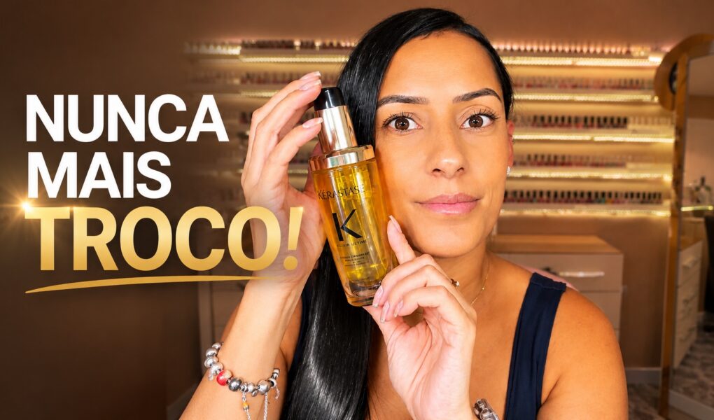 Óleo capilar para cabelo com chapinha e secador: a escolha que entrou na rotina