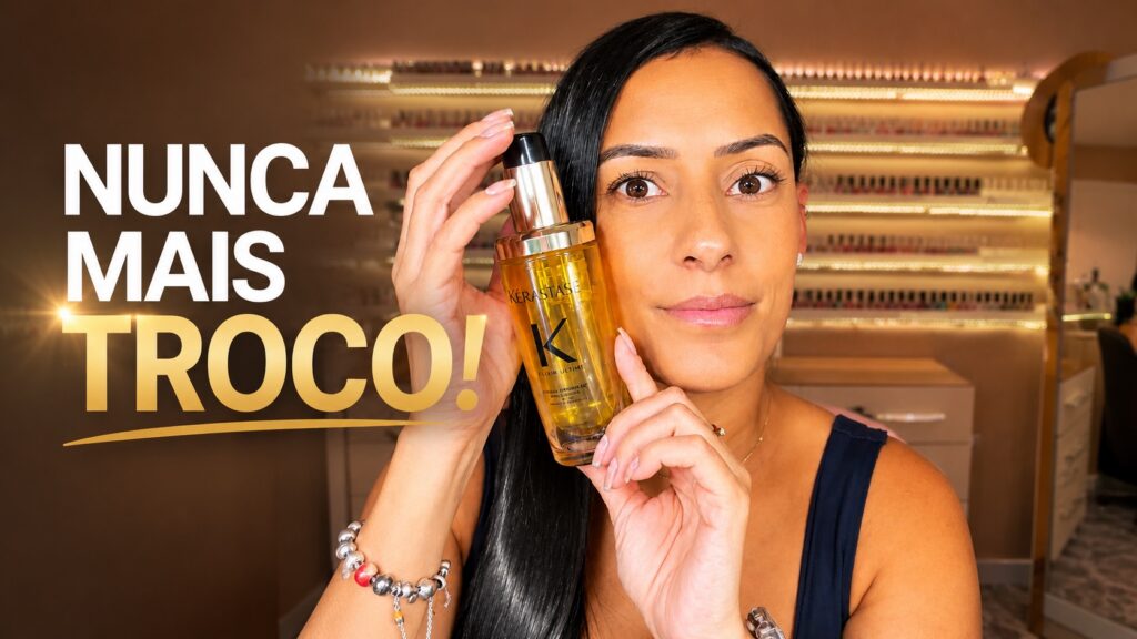 Óleo capilar para cabelo com chapinha e secador: a escolha que entrou na rotina