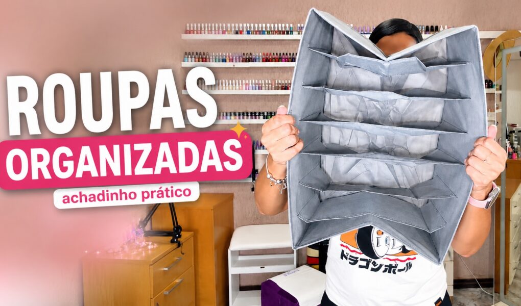 Como organizar o guarda-roupa com um organizador de roupas