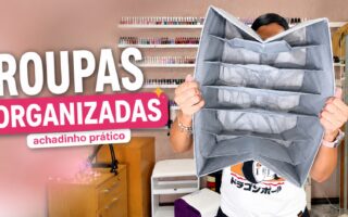 Como organizar o guarda-roupa com um organizador de roupas