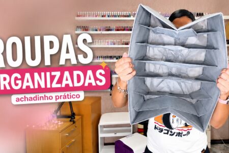 Como organizar o guarda-roupa com um organizador de roupas