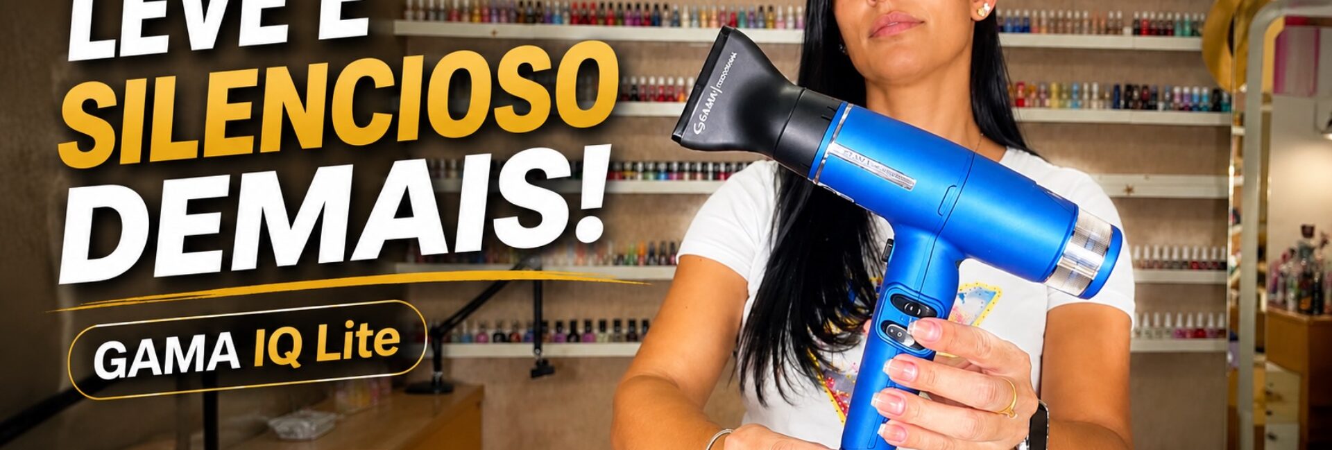 Secador de cabelo leve e silencioso: a escolha para quem quer mais conforto