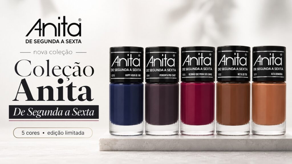 Coleção Anita De Segunda a Sexta: conheça as 5 cores da edição limitada