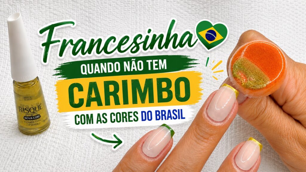 Francesinha com esponjinha: como fazer sem carimbo