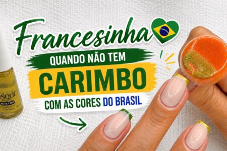 Francesinha com esponjinha: como fazer sem carimbo