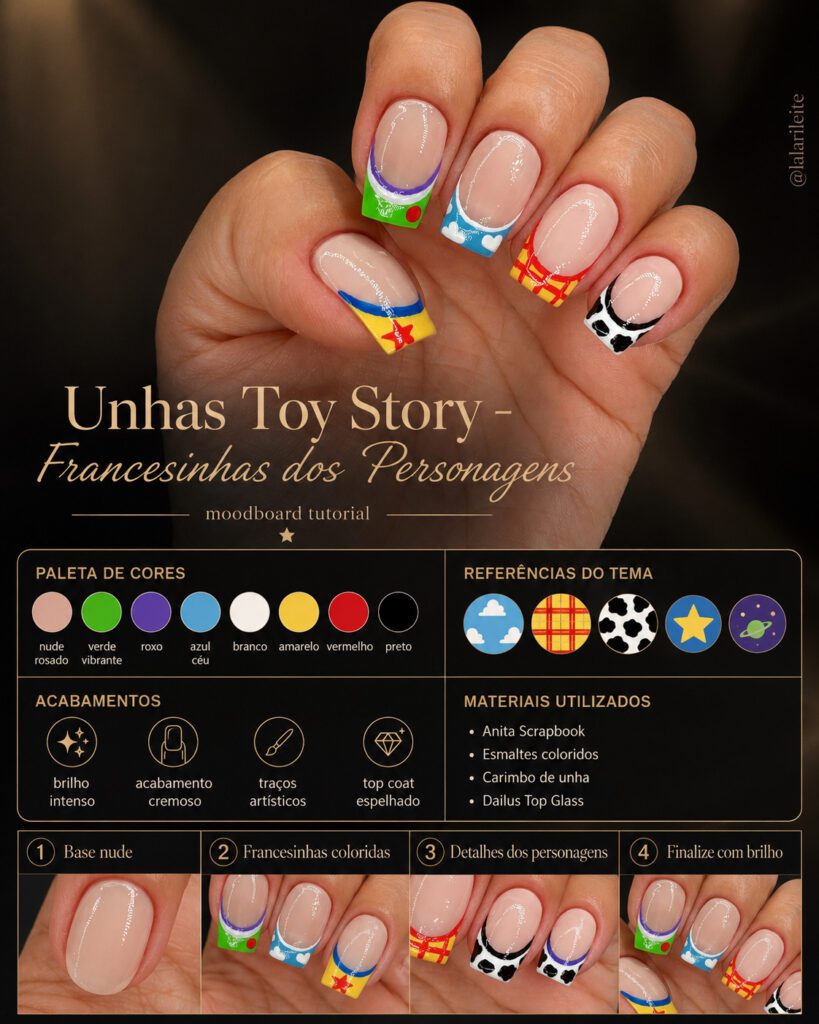Unhas Toy Story – Francesinhas dos Personagens
