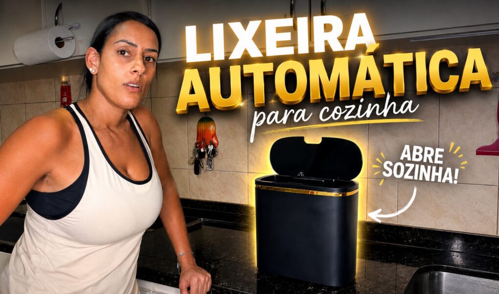 Lixeira automática para cozinha: a troca prática que resolveu o problema da ferrugem