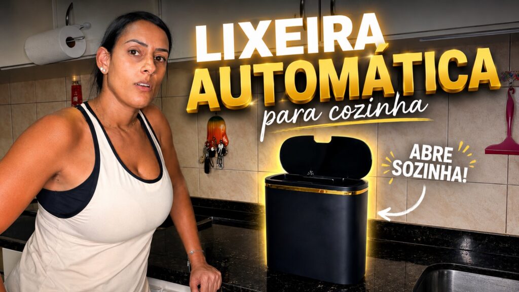 Lixeira automática para cozinha: a troca prática que resolveu o problema da ferrugem