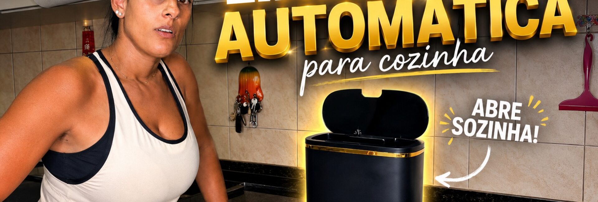 Lixeira automática para cozinha: a troca prática que resolveu o problema da ferrugem