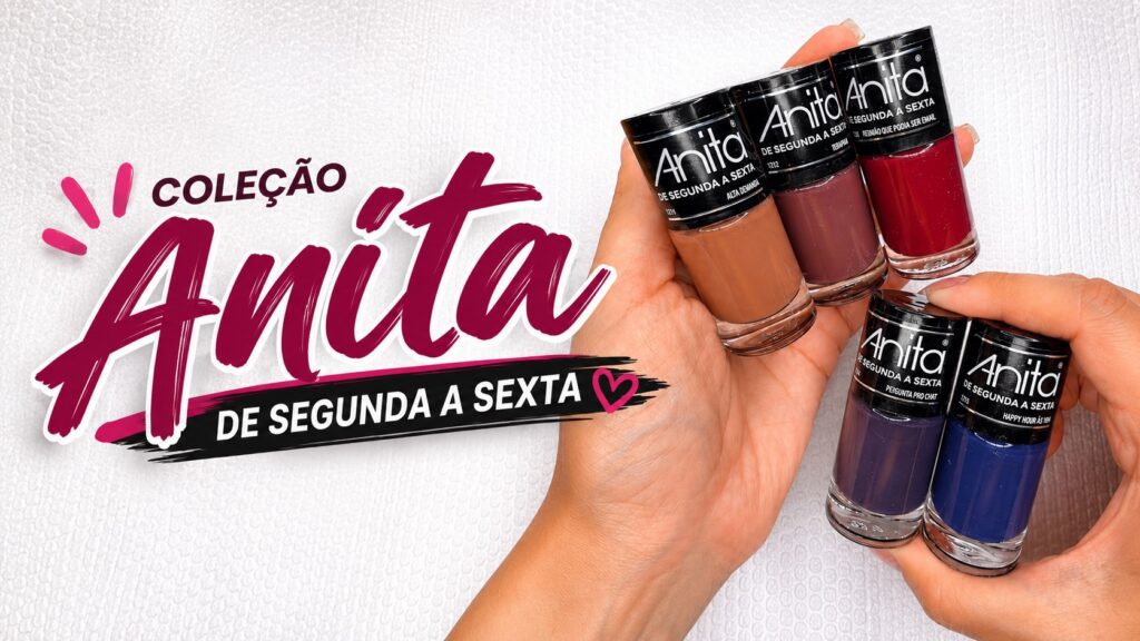 Nova coleção de esmaltes Anita: 5 cores elegantes para a semana