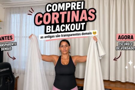 Cortinas blackout baratas e fáceis de instalar