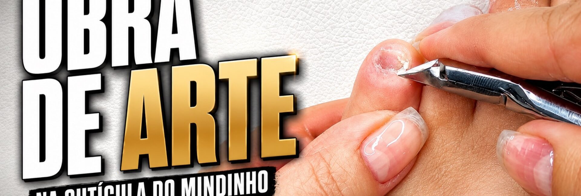 Cutilagem do mindinho com francesinha: o charme do detalhe