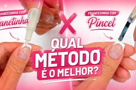Francesinha com canetinha ou pincel de esmalte: qual você prefere?