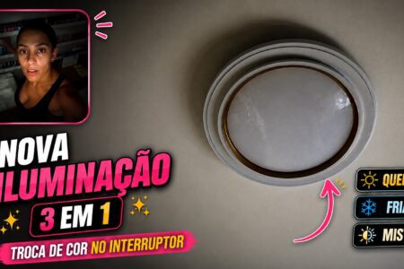 Iluminação nova para gravar vídeos de unhas: antes e depois