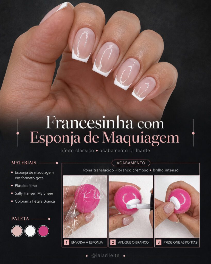 Francesinha com Esponja de Maquiagem
