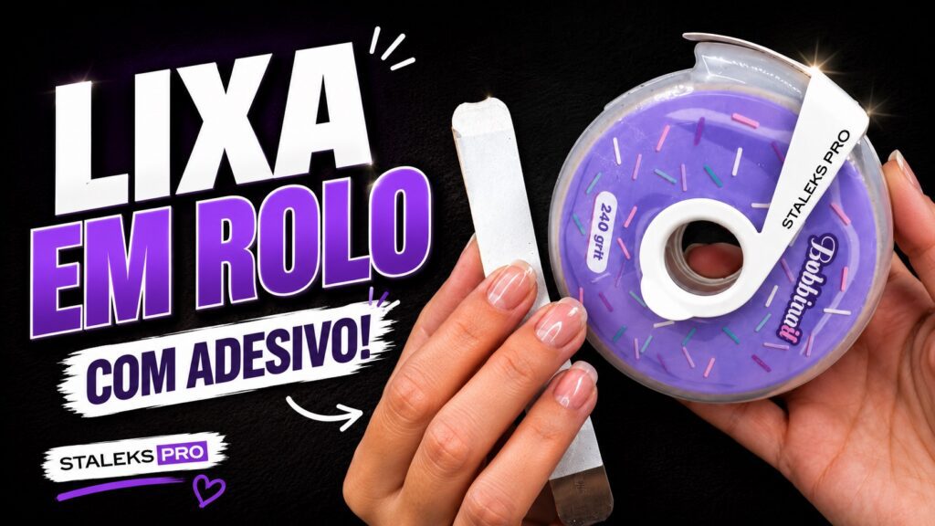 Lixa Staleks PRO em rolo: como funciona o refil adesivo