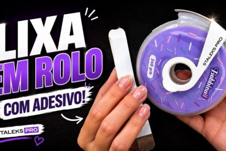 Lixa Staleks PRO em rolo: como funciona o refil adesivo