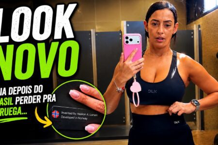Look novo para esquecer a Noruega na academia