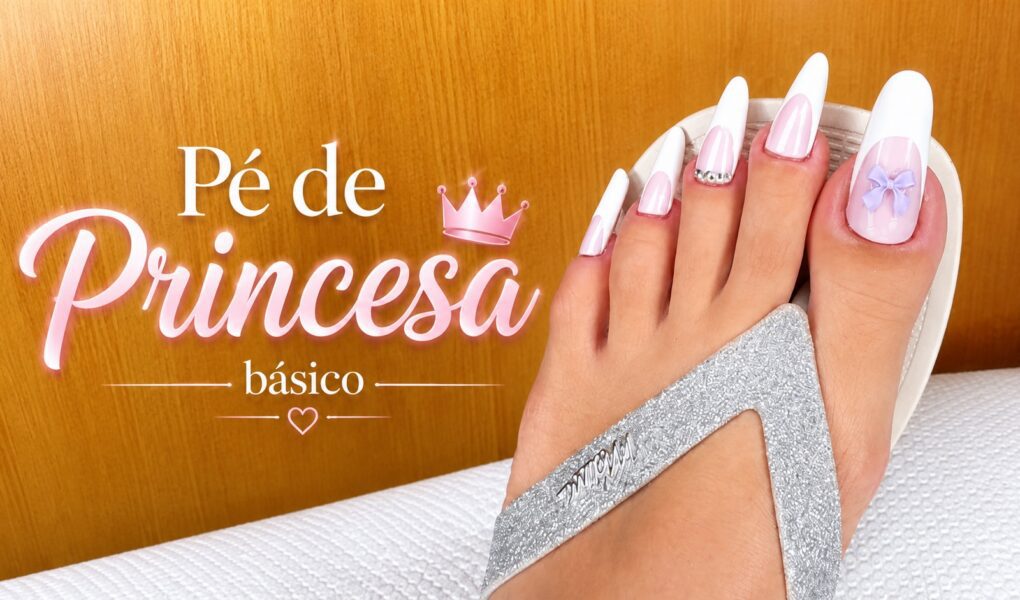 Pé de princesa com molde F1: um básico delicado e bem diferente