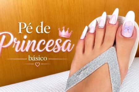 Pé de princesa com molde F1: um básico delicado e bem diferente