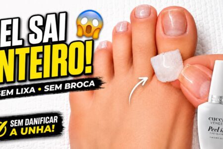 Como tirar esmalte em gel sem danificar a unha