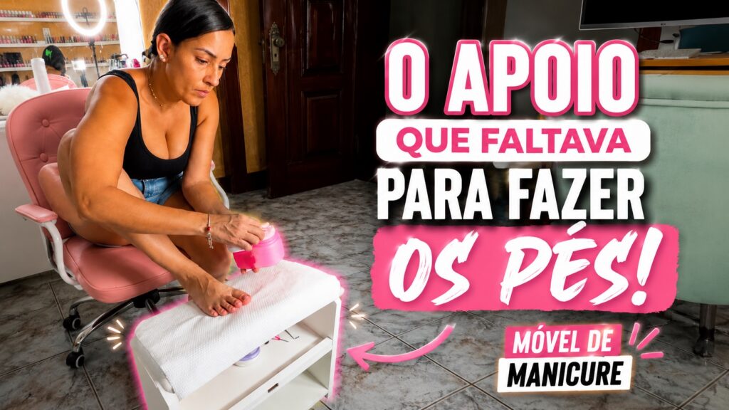 O apoio que faltava para fazer os pés com mais conforto
