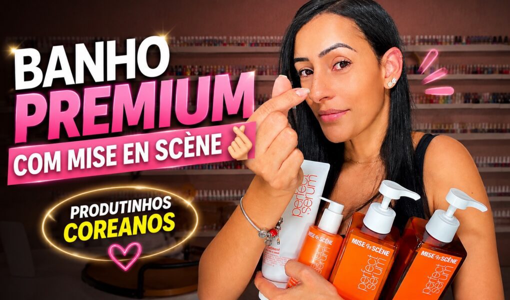 Banho premium com produtos coreanos: a experiência com a linha Mizanino
