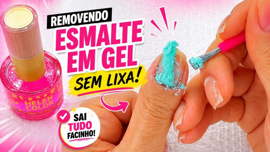 Esmalte em gel sai sem lixar? Teste com Magic Remover da Ellen Koller