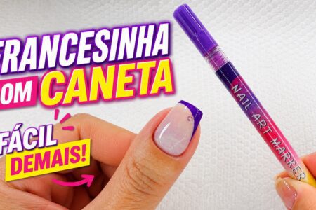Francesinha com caneta: como fazer a nail art de um jeito fácil