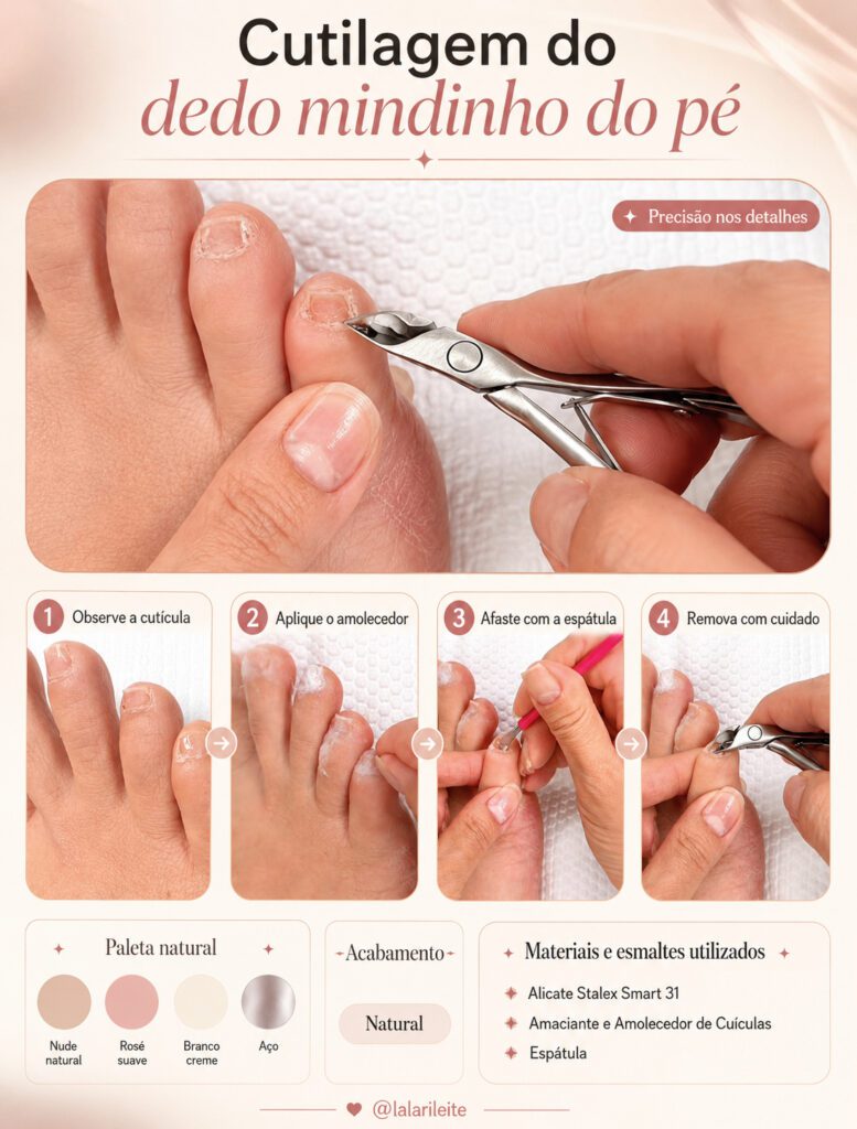 Cutilagem do dedo mindinho do pé