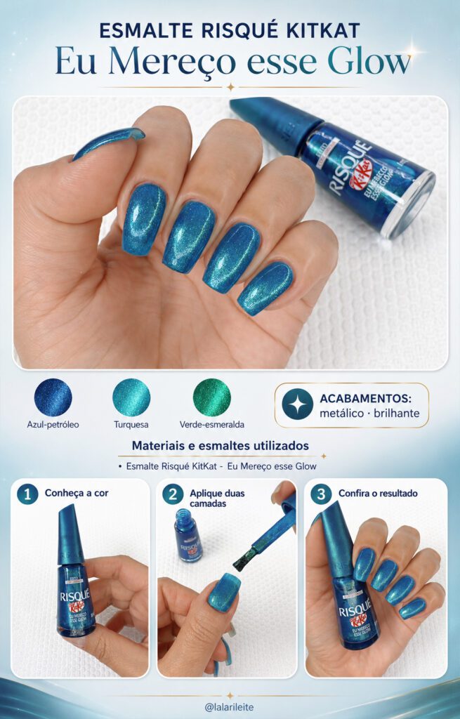 Esmalte Risqué KitKat — Eu Mereço esse Glow