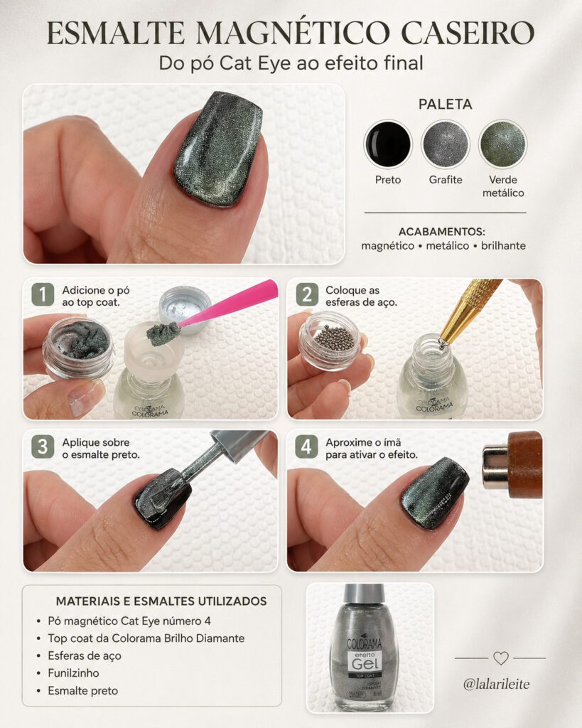 Esmalte Magnético Caseiro
