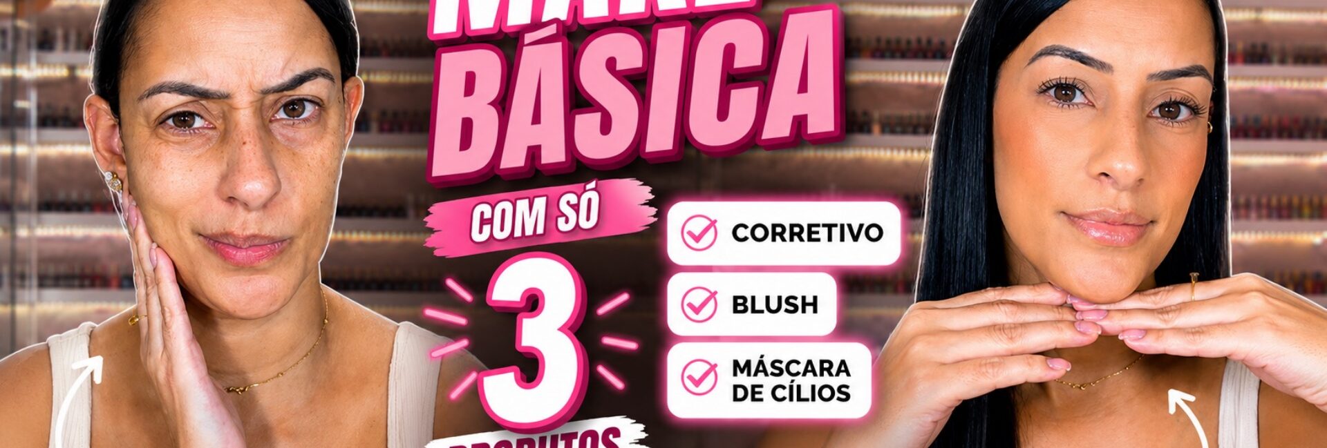 Make rápida com apenas três produtos e efeito leve de saúde