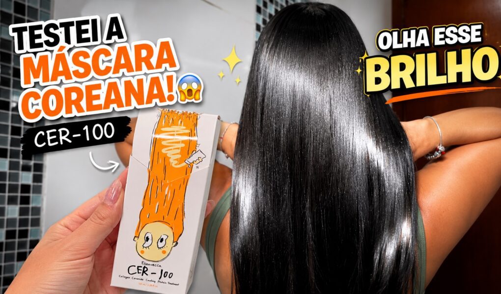 Máscara coreana Elizavecca CER-100 no cabelo: o resultado que surpreende