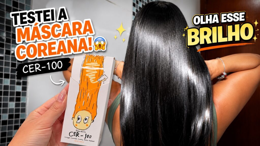 Máscara coreana Elizavecca CER-100 no cabelo: o resultado que surpreende