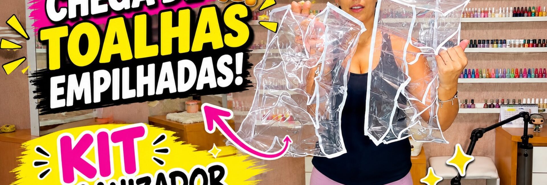 Toalhas organizadas com kit de colmeias: um jeito prático de arrumar o guarda-roupa