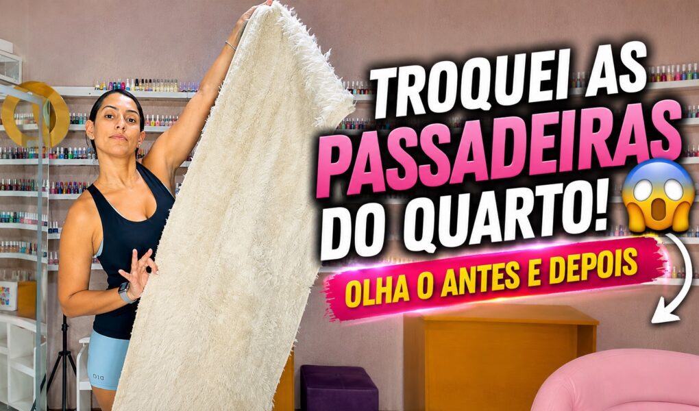 Passadeiras bege no quarto: a troca que mudou o clima do ambiente
