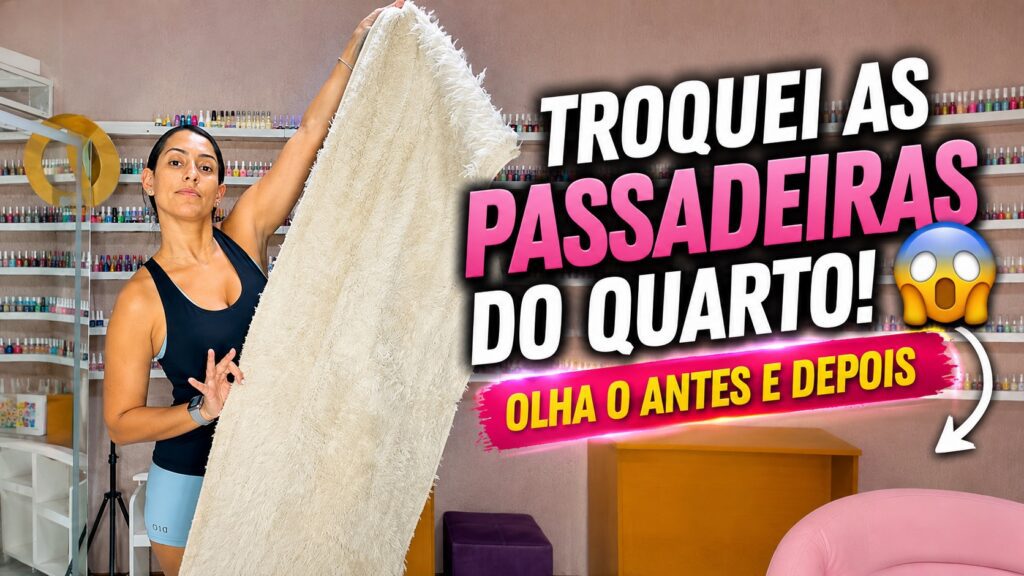 Passadeiras bege no quarto: a troca que mudou o clima do ambiente