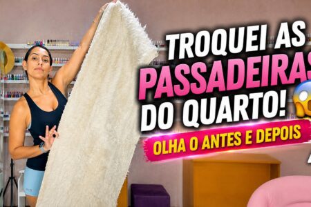 Passadeiras bege no quarto: a troca que mudou o clima do ambiente