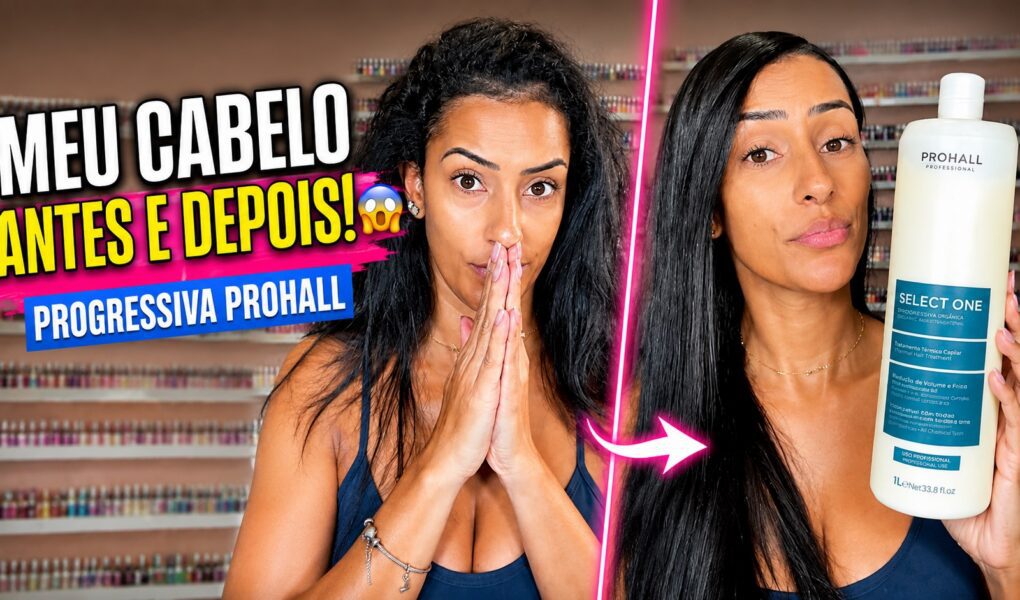 Antes e depois da progressiva na raiz com Pro Hall Select One