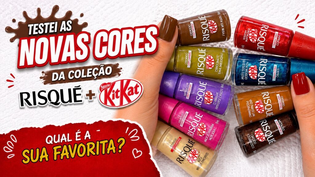 Risqué KitKat: testei as 9 cores da coleção e escolhi as favoritas