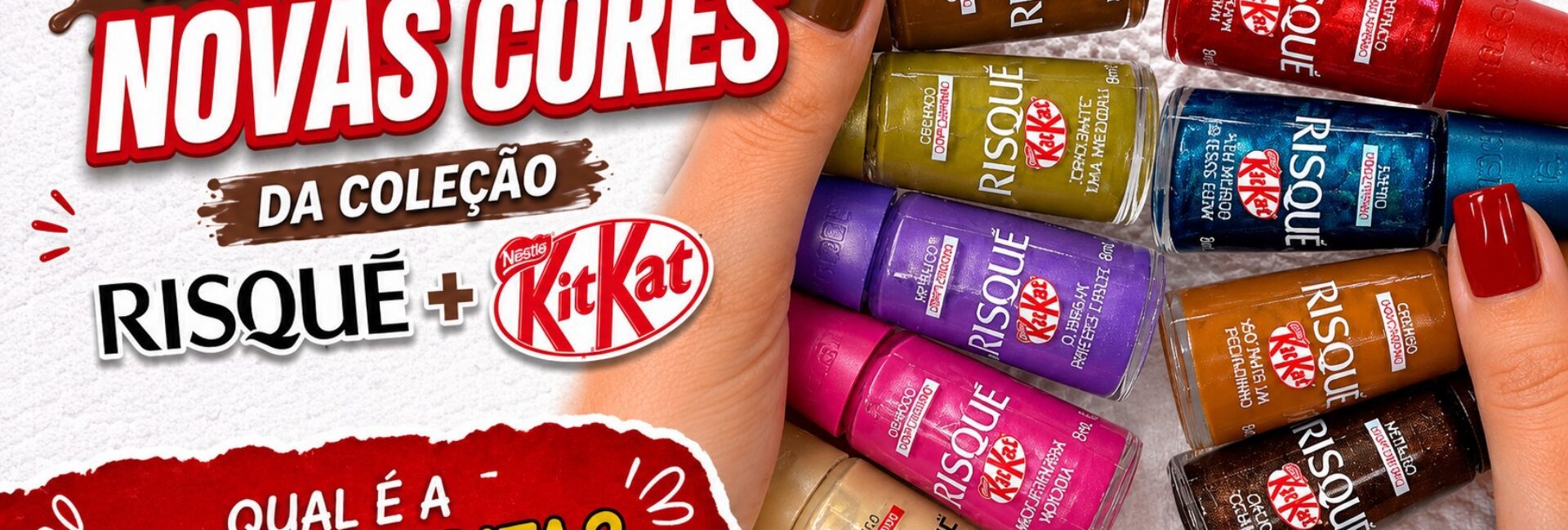 Risqué KitKat: testei as 9 cores da coleção e escolhi as favoritas