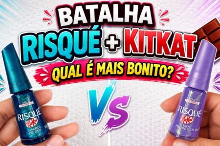 Batalha de cores da coleção Risqué KitKat: Eu Mereço Esse Glow ou Break Perfeito Existe?